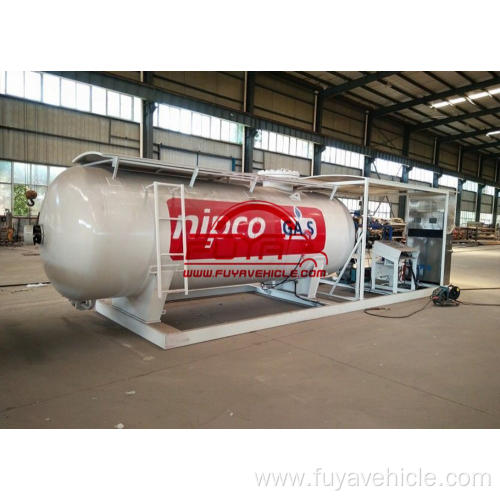 20CBM LPG Skid Station LPG filling tank